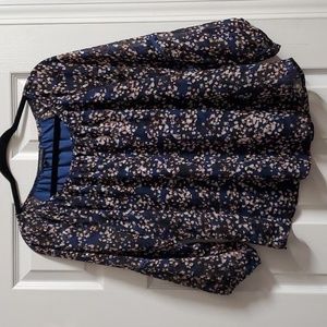 Adrienne Vittadini Mixed Print Blouse, Large